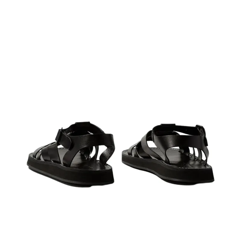 Hereu Beltra Roman Sandals Men's Black-2