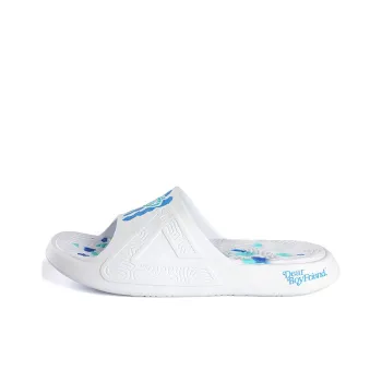 XIAOLANGPING x PEAK Rubber Sole Slide Slippers Men's Blue White