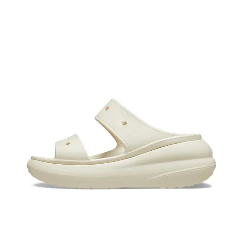 Crocs Slide Slippers Women's Bone White