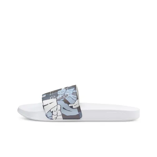 PUMA Leadcat Slide Slippers Unisex White/Blue/Black