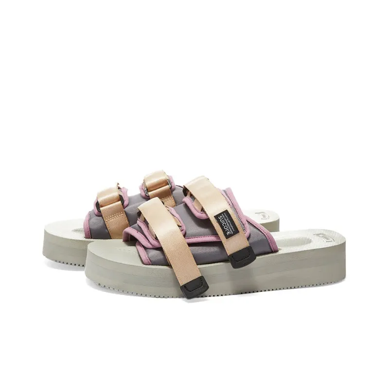 Suicoke Rubber Sole Slide Slippers Men's Purple-2