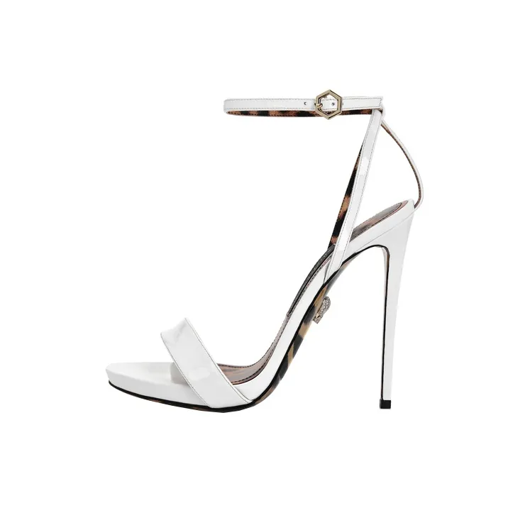 PHILIPP PLEIN One Strap Sandals Women's White-0