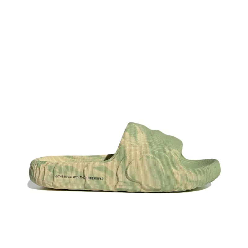 Adidas Adilette 22 Slides Magic Lime St Desert Sand-1