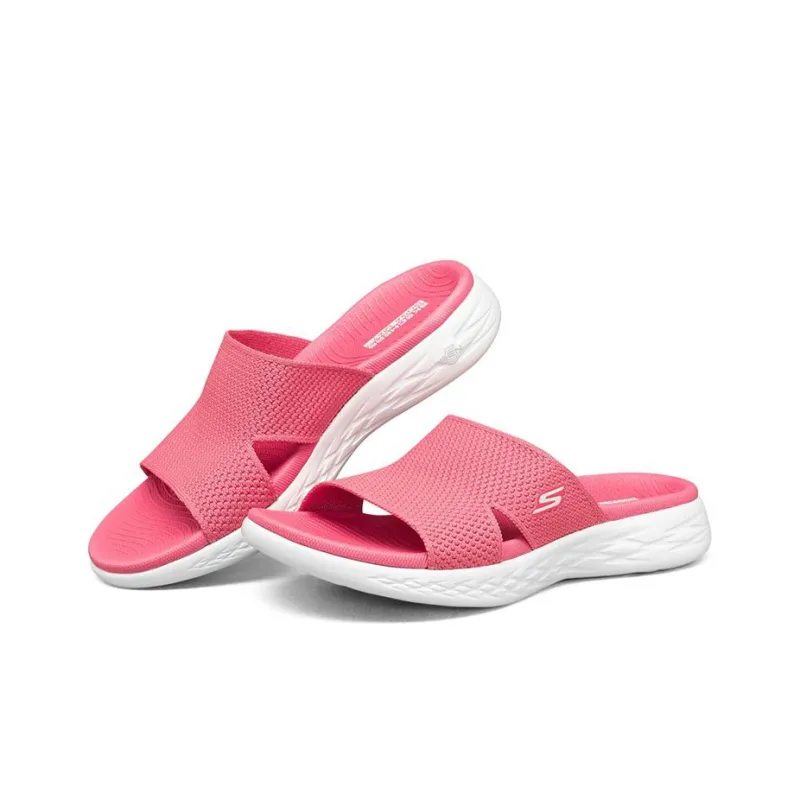Skechers On The Go Slide Slippers Women's Pink-2