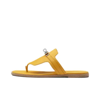 HERMES Elixir Flip Flops Women's Gravel Yellow