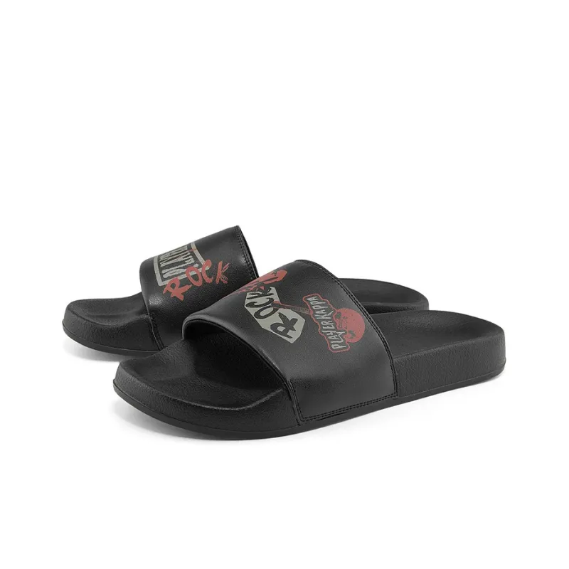 Kappa Slide Slippers Unisex Black-2