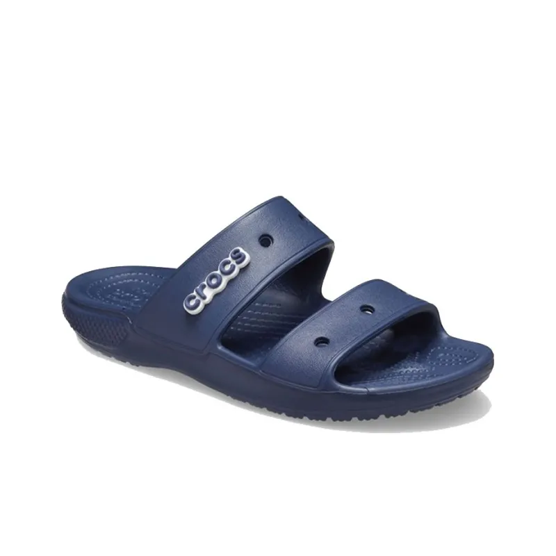 Crocs Classic Double Band Slide Sandals Navy-2