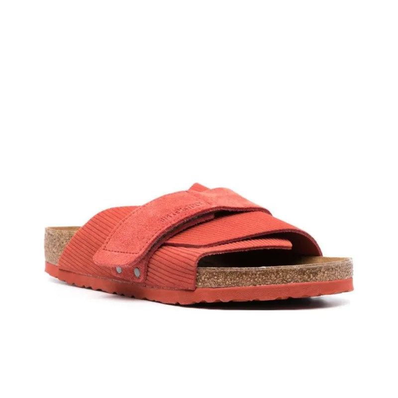 Birkenstock Kyoto Slide Slippers Men's Pink Brown-1