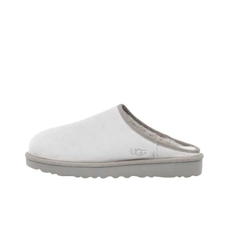 UGG Rubber Sole Wrap-toe Slippers Men's Gray-0
