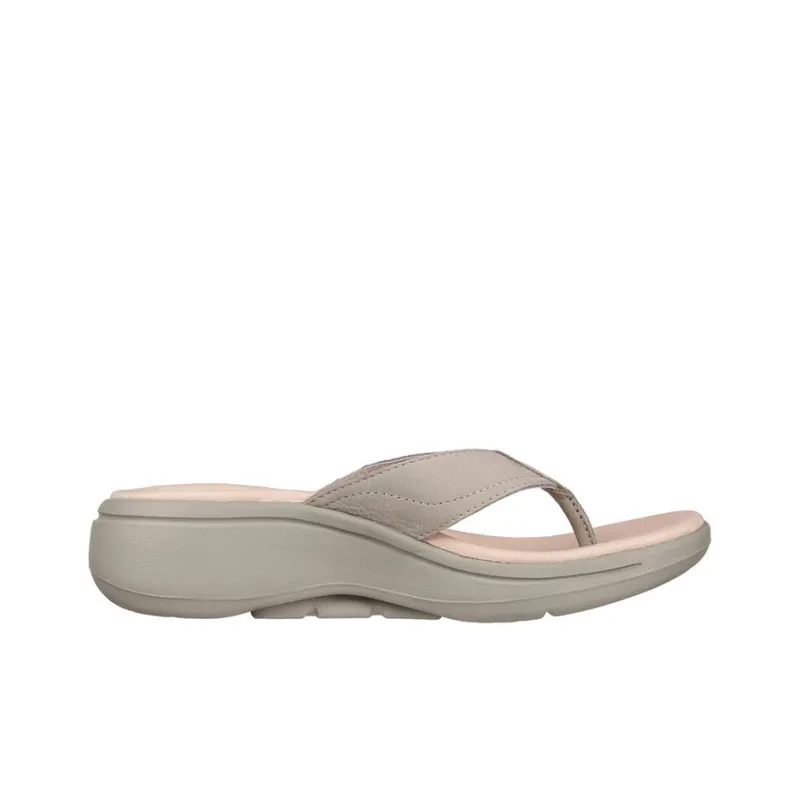 Skechers Go Walk Arch Fit Quick Dry Slide Slippers Women's Gray-1
