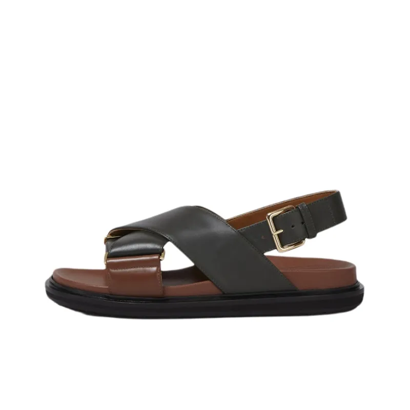 MARNI One Strap Sandals Women's Dark Blue-0