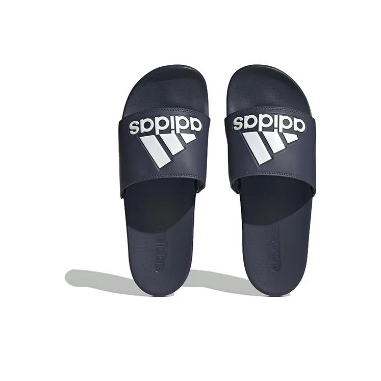 Adidas Adilette Comfort Slides Shadow Navy Cloud White-3