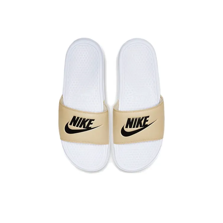 Nike Benassi Jdi Slide 'White Team Gold'-2