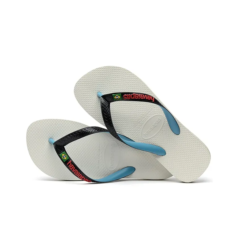 Havaianas Brasil Mi Slippers Unisex Oyster White-0