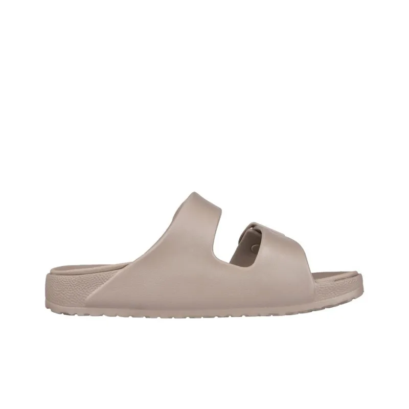 Skechers Foamies Rubber Sole Slide Slippers Women's Taupe-1