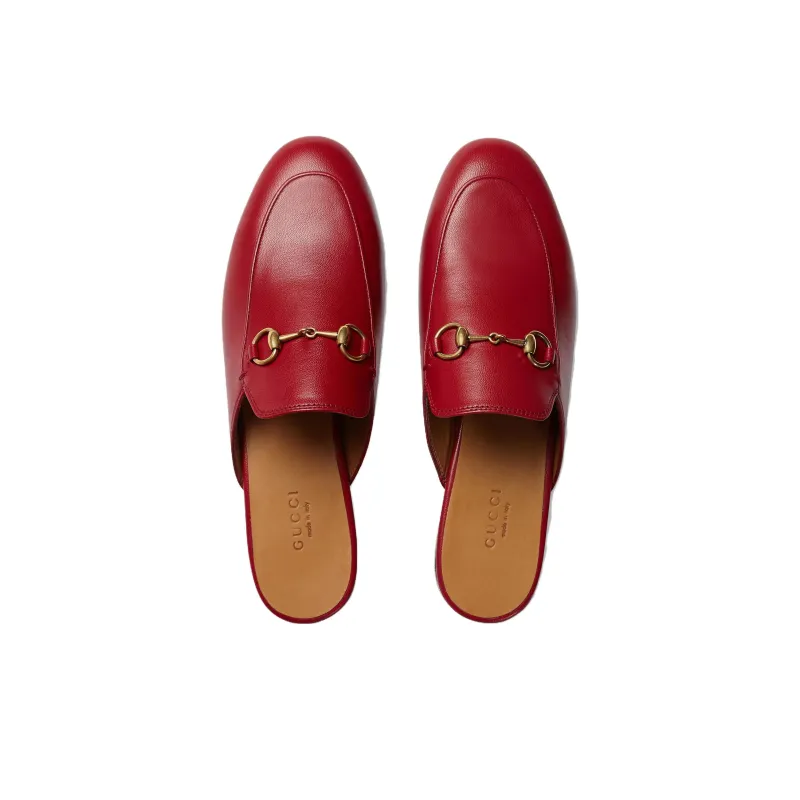 GUCCI Wrap toe Slippers Women's Red-3