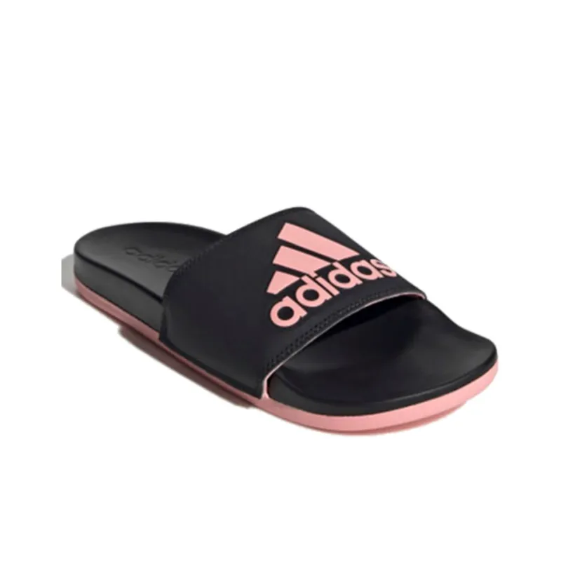 Adidas Adilette Comfort Slide 'Black Glow Pink' Women's-1