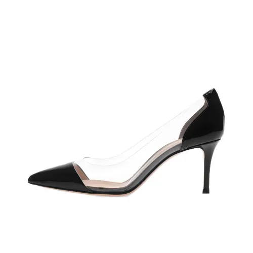 GIANVITO ROSSI Plexi 55mm Patent Leather Pumps