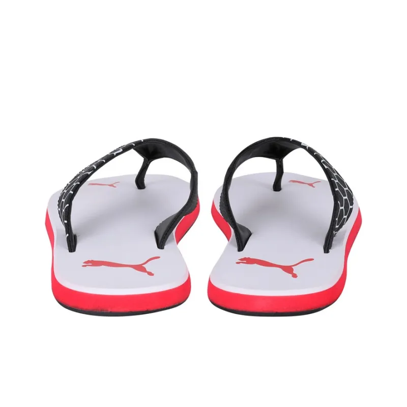PUMA Breeze Graphic IDP Slide Slippers Men's White Red-3