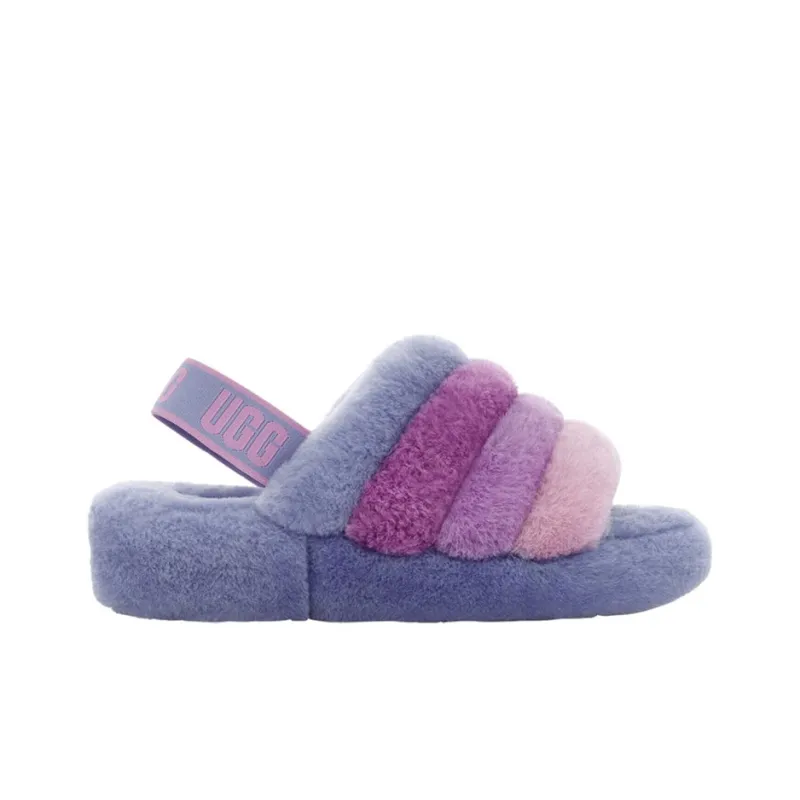 UGG Fluff Yeah Slide Cornflower Multi Women's-1