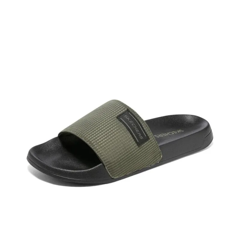 Skechers Side Lines EVA Slide Slippers Men's Olive Green-2
