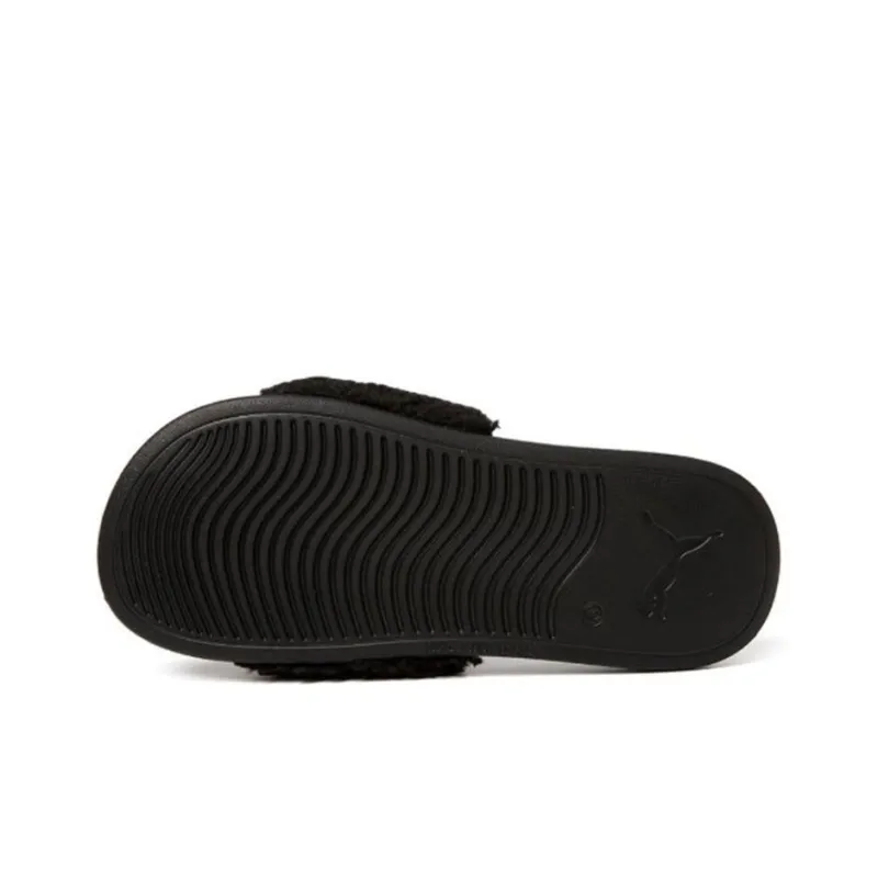 PUMA Popcat 20 Fleece Slippers Black-4