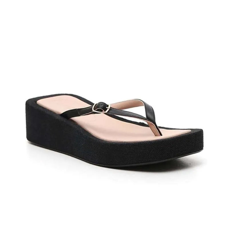 Jacquemus Les Sandal Flip Flops Women's Black-2