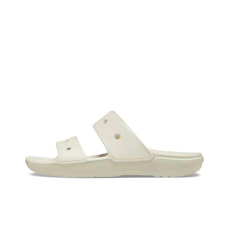 Crocs Classic Double Band Slide Sandals Bone-0