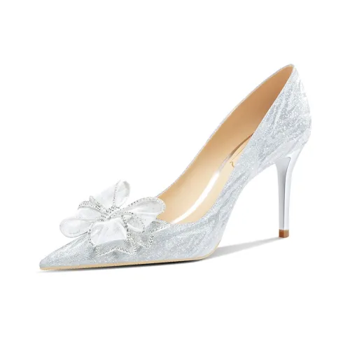 ROSE CASTLE High Heels Women's Silver