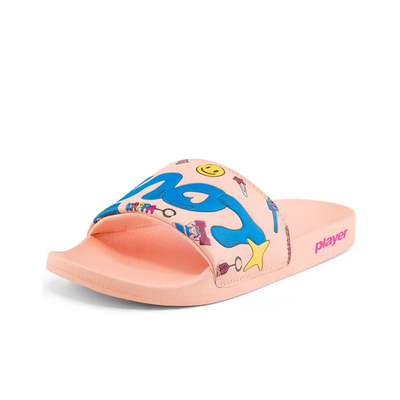 Kappa Player Series Slip Resistant Slide Slippers Women's Pink-1