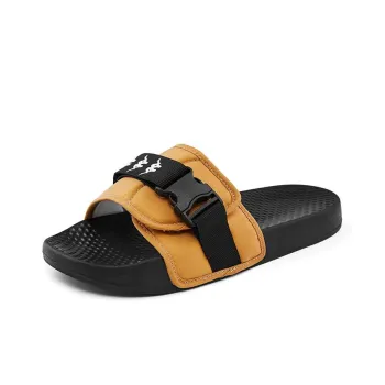 Kappa Slide Slippers Unisex Yellow/Black