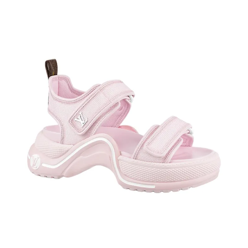 LOUIS VUITTON Archlight Beach Sandals Women's Pink-1