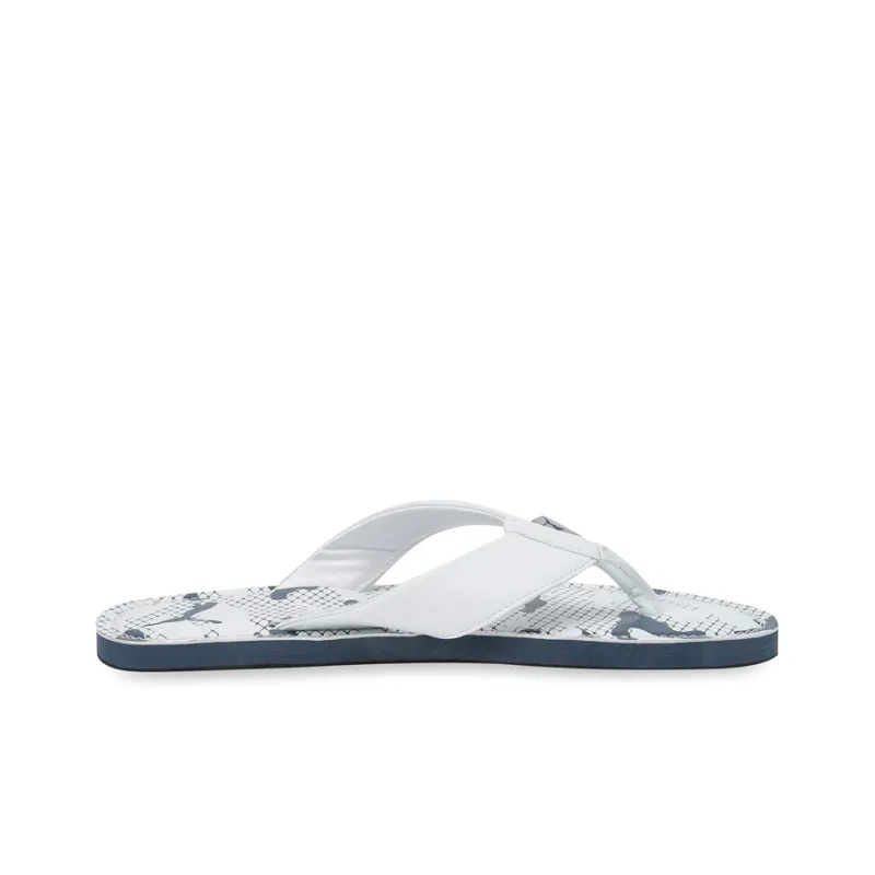 PUMA Rubber Sole Slip-Resistant Slippers Men's White-1