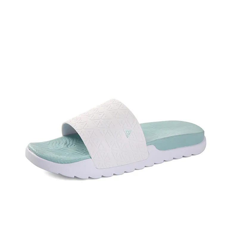 PEAK Rubber Sole Quiet Slide Slippers Men's Gray Green-2