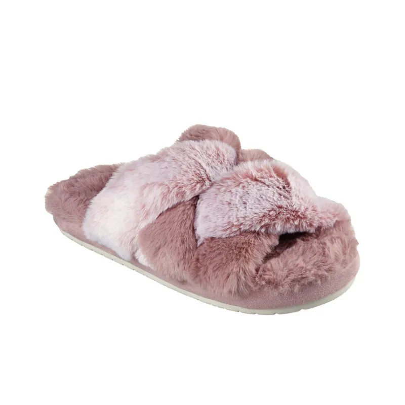 Skechers Cozy Rubber Sole Slip-Resistant Slide Slippers Women's Pink-2