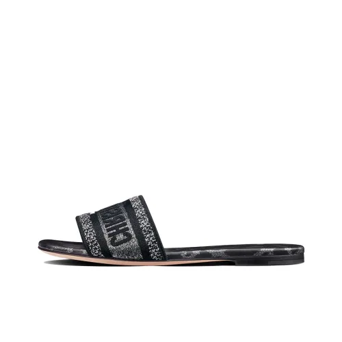 DIOR Dway Slide Slippers Women's Black/Grey