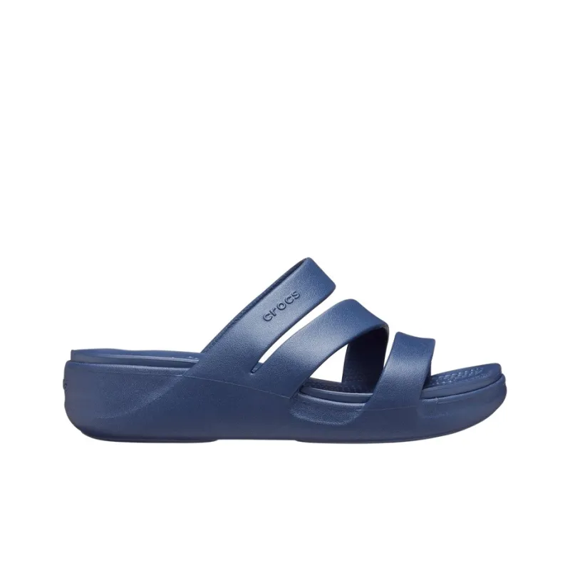 Crocs Monterey Slide Slippers Women's Marine Blue-1