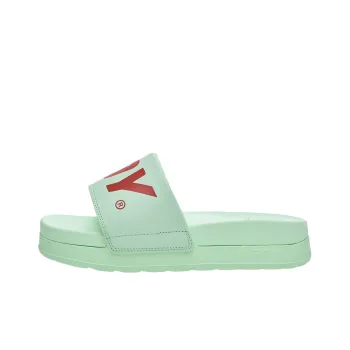 Nerdy Slide Slippers Unisex Mint Green