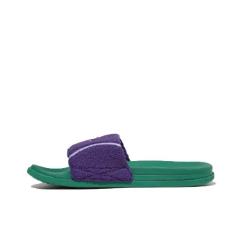 FILA Slicktender V2 Tennis Sports Slippers Unisex Purple Green Korean Style