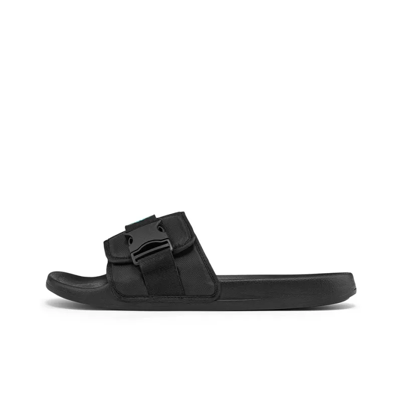 Kappa Slide Slippers Unisex Black-0