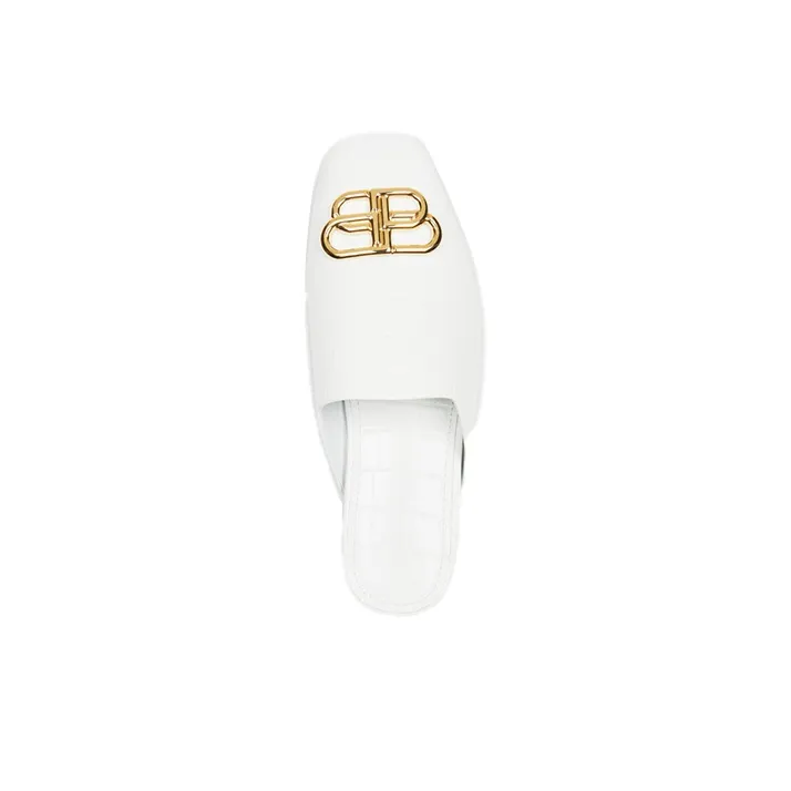 Balenciaga Cosy Mules White Women's-3