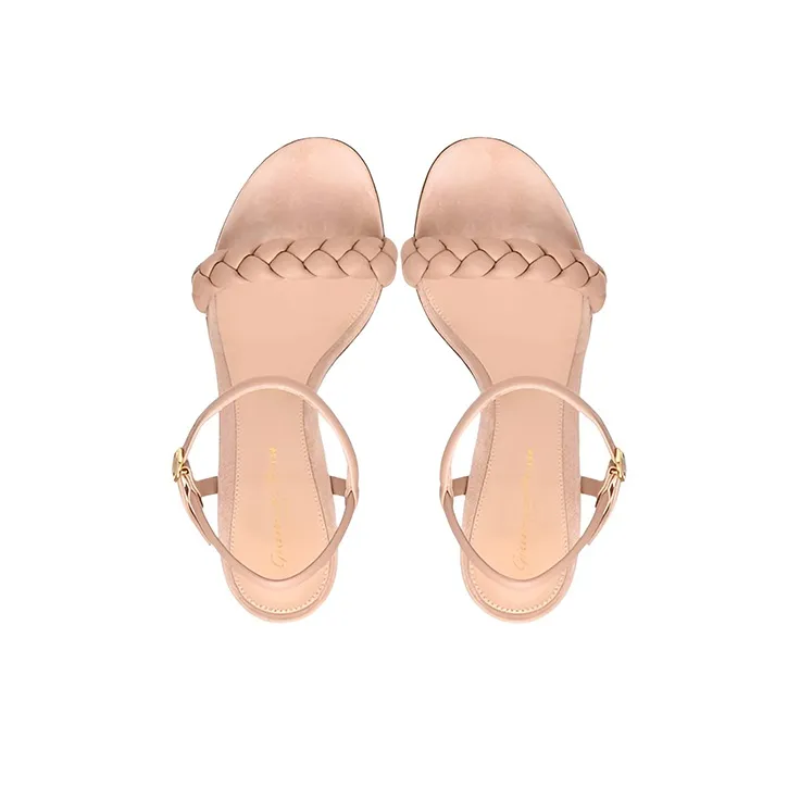 GIANVITO ROSSI Cruz Strap Sandals Women's Pink-3