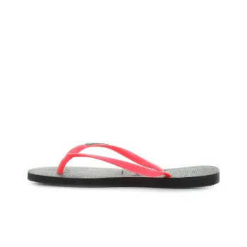 Havaianas Slim Logo Pop-up Stylish Sandals Unisex Black