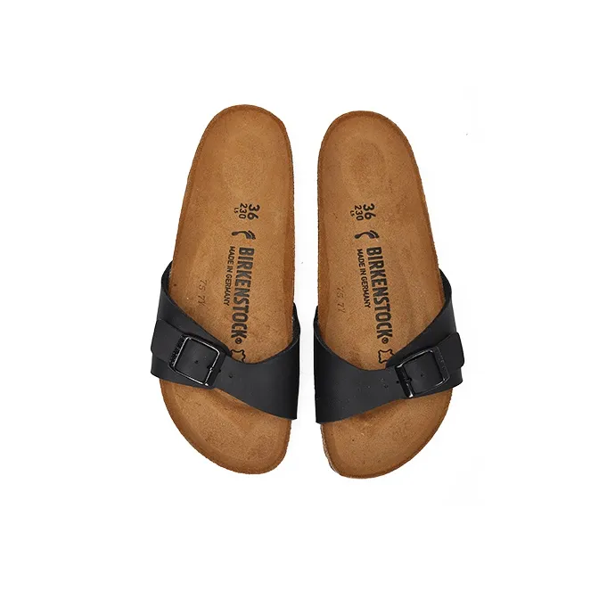 Birkenstock Madrid Birko Flor Narrow Fit Sandals 'Black'-3