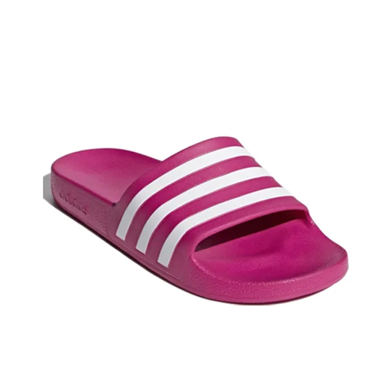 Adidas Adilette Aqua Slides 'Pink White'-1