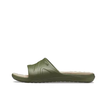 Crocs Reviva Slides 'Olive Green'