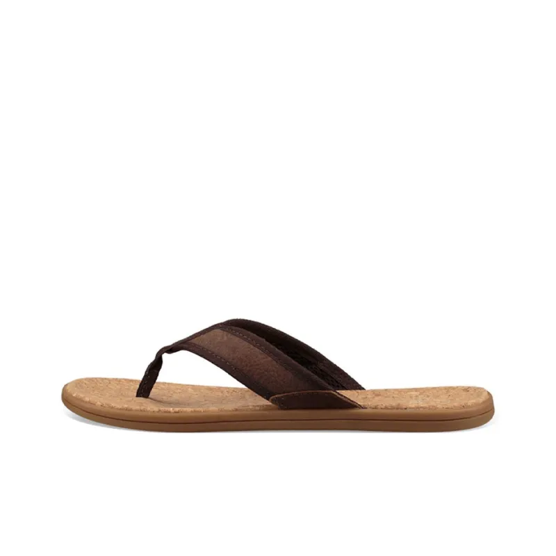 UGG Seaside Flip Minimalistic Cozy Flat Heel Sandals Brown-0