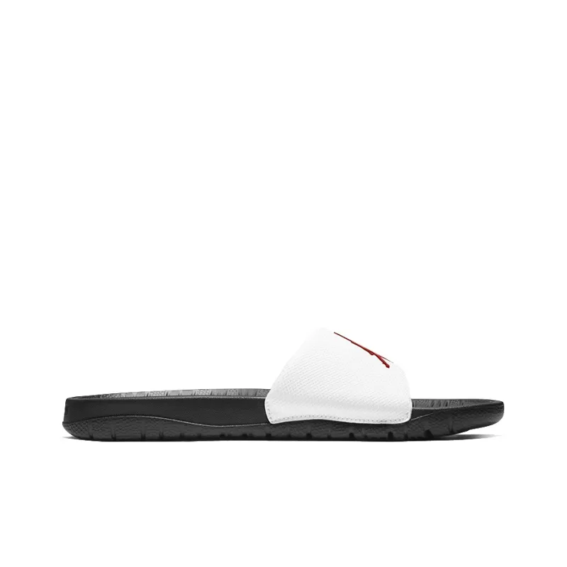 Jordan Break Slide White Black-1