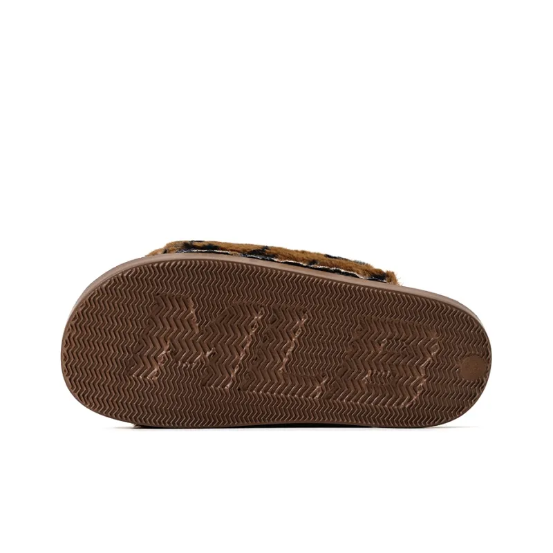 MLB Slipper Slide Slippers Unisex Dark Brown-4
