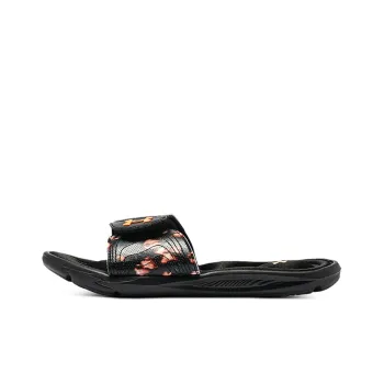 Under Armour Ignite 6 Graphic Strap Slide 'Black Afterglow' Women's